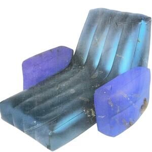 Vintage Vinyl Concepts Air Forms Inflatable Rugged Chaise Lounge Chair Y2K New